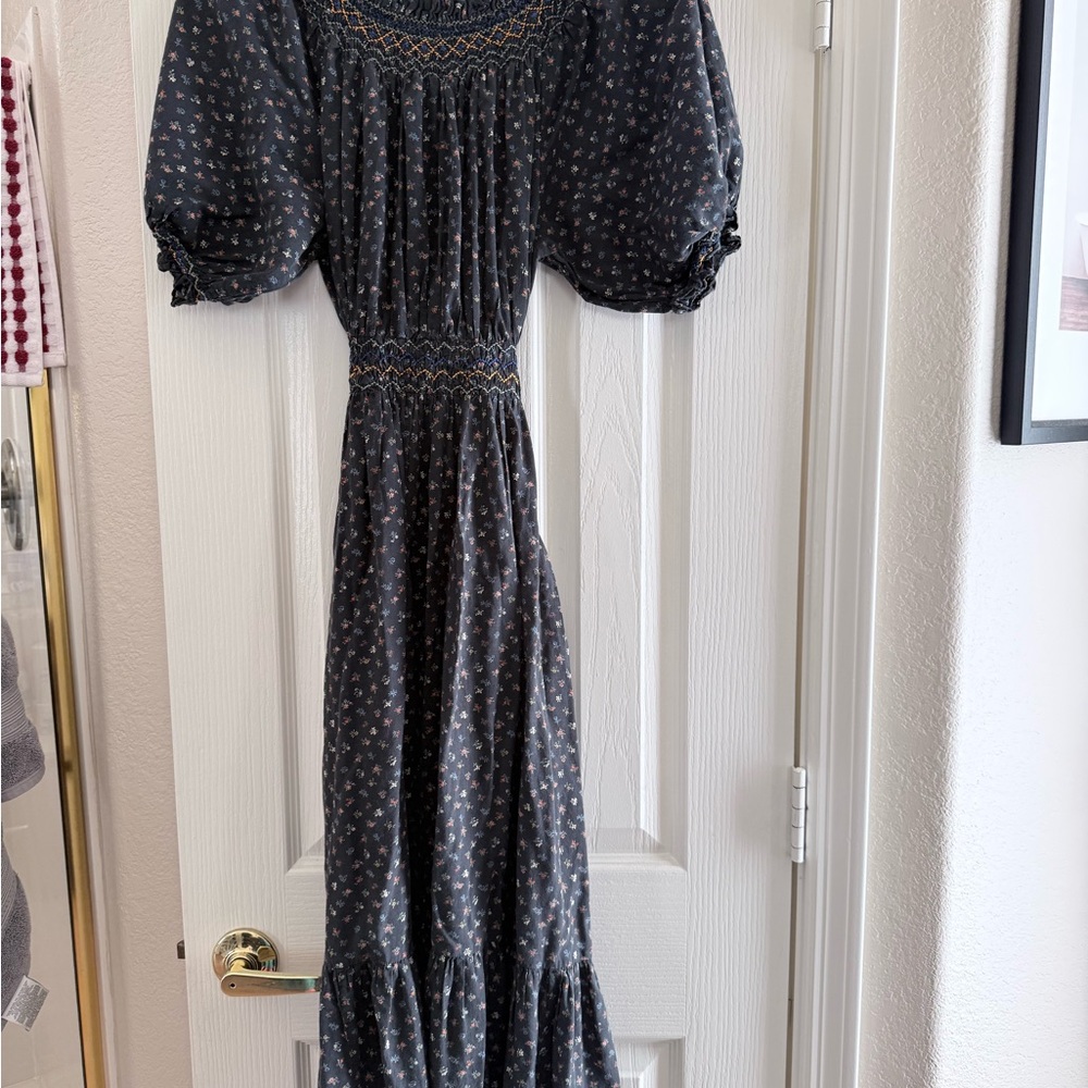 SOLD Doen Isidore in black Parc Monseau floral print